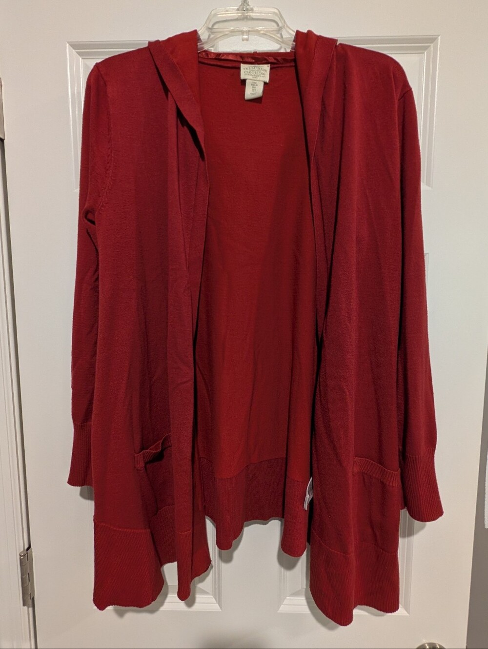 Telluride Rust Hooded Open-Front Women's Sweater Cardigan